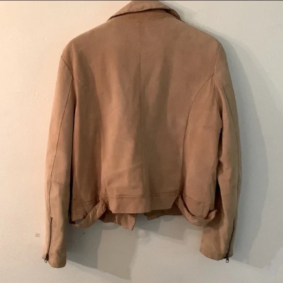 ASOS Suede Biker Jacket - Picture 5 of 8